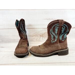 Ariat Fatbaby Women's Heritage Dapper Western Boots Size 8.5B Cowboy St 10020062